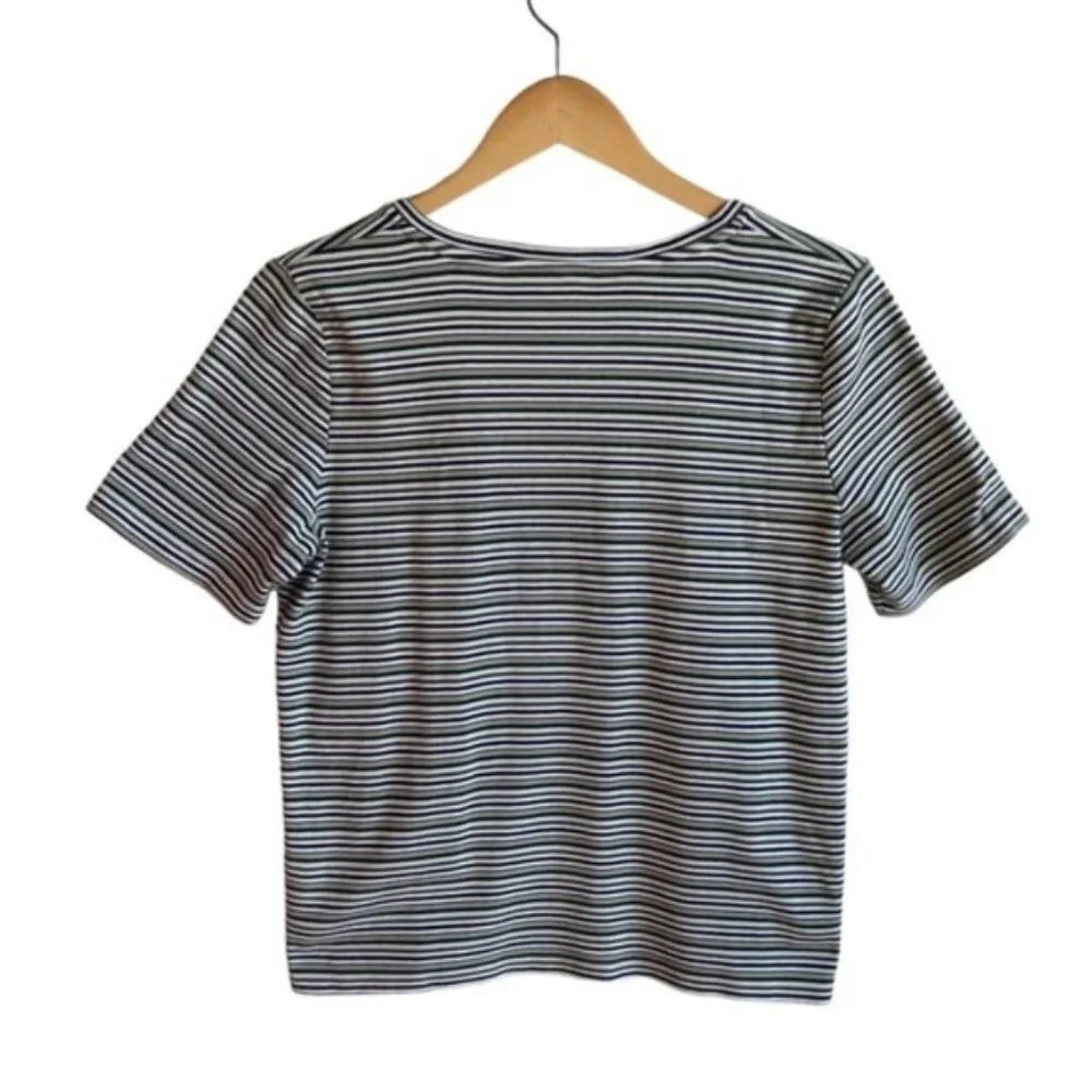 Northern Reflections T Shirt XL Stripes 100% Cotton Short Sleeve - Picture 4 of 8